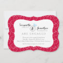 Search for red engagement party invitations Trendy