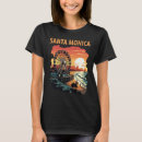 Search for santa monica pier tshirts Beach