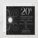 Search for square wedding anniversary invitations Chic