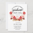 Search for blush pink graduation invitations Botanical