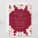 Search for lily baby shower invitations White