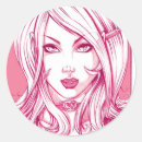 Search for pretty faces stickers Fashion