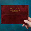 Search for burgundy wedding envelopes Classic