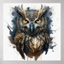 Search for owl portrait posters Wildlife