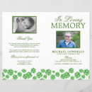 Search for shamrock memorial In loving memory