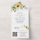 Search for sunflower photo invitations Bohemian