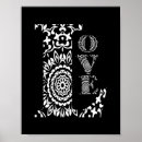 Search for black and white word art posters Typography