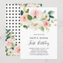 Search for baby girl birthday invitations Elegant