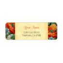 Search for orange poppy return address labels Poppies