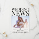 Search for newspaper wedding save the dates Magazine