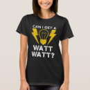 Search for electrician womens tshirts Watt