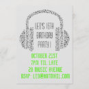Search for dj birthday invitations Disc jockey
