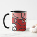 Search for red abstract mugs Floral