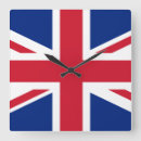 Search for british union jack clocks London