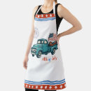 Search for blue truck aprons Vintage