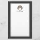 Search for sloth stationery paper Funny