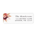 Search for gold leaf return address labels Rustic