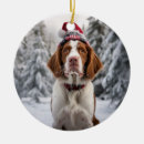 Search for brittany spaniel christmas tree decorations Dog
