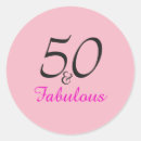 Search for 50 year old birthday stickers Fiftieth