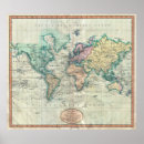 Search for mercator art Vintage map