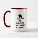 Search for real estate business mugs Home seller