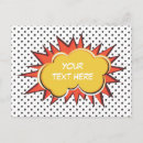 Search for bubble text postcards Black and white