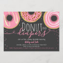 Search for donuts and diapers invitations Pink