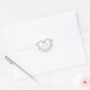 Search for silver and white wedding stickers Heart