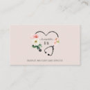 Search for home health care business cards Stethoscope