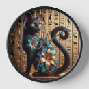 Search for black cat clocks Wall