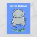 Search for cute cartoon hippo postcards Hippopotamus