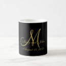 Search for gold letter mugs Elegant