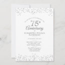 Search for 75th wedding anniversary invitations 75 years