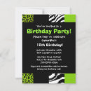 Search for zebra print invitations Leopard