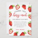 Search for strawberry thank you cards Sweet
