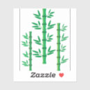 Search for green bamboo stickers Asian