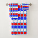 Search for red white and blue bath towels Modern