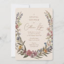 Search for wreath bridal shower invitations Garden