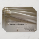 Search for pearl wedding invitations Cream