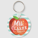 Search for teacher apple key rings Birthday