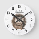 Search for woodland nursery clocks Watercolor