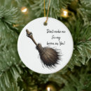 Search for broom christmas tree decorations Witch