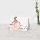 Search for dresses note cards Pink
