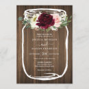 Search for mason wedding invitations Burgundy