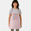 Search for pink text aprons For kids