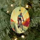 Search for cyclist christmas tree decorations Road bike