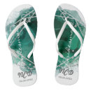 Search for bachelorette party flipflops Watercolor