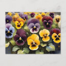 Search for vintage pansies postcards Illustration
