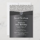 Search for leopard sweet 16 invitations Girly