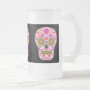 Search for mexican sugar skull mugs Flower
